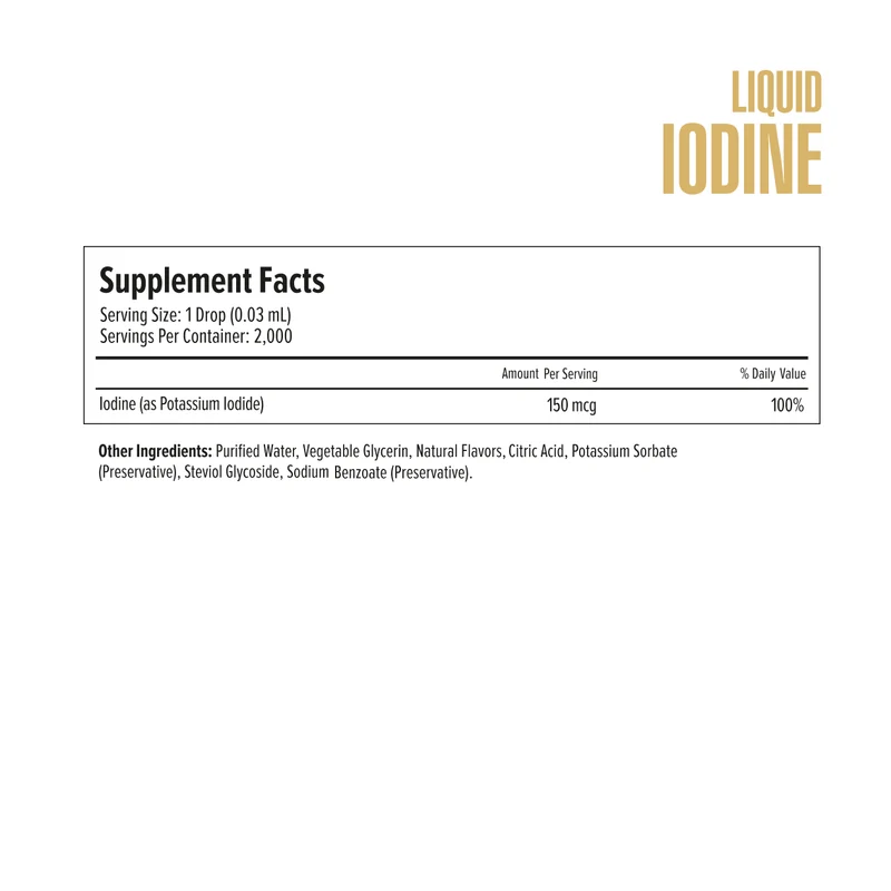Liquid Iodine Drops