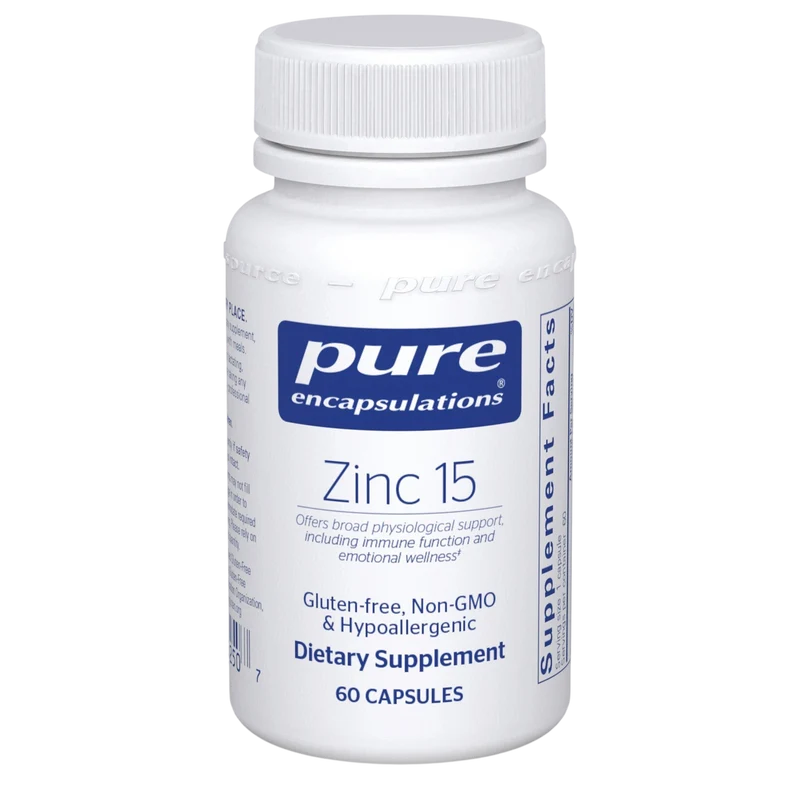 Pure Encapsulations Zinc 15 60ct