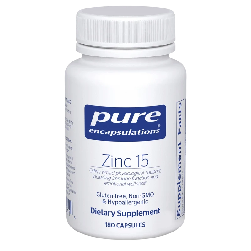 Pure Encapsulations Zinc 15 180caps PE