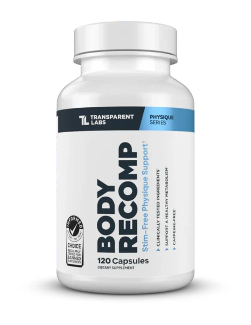 Transparent Labs Body Recomp - Stim - Free - Fat Burner
