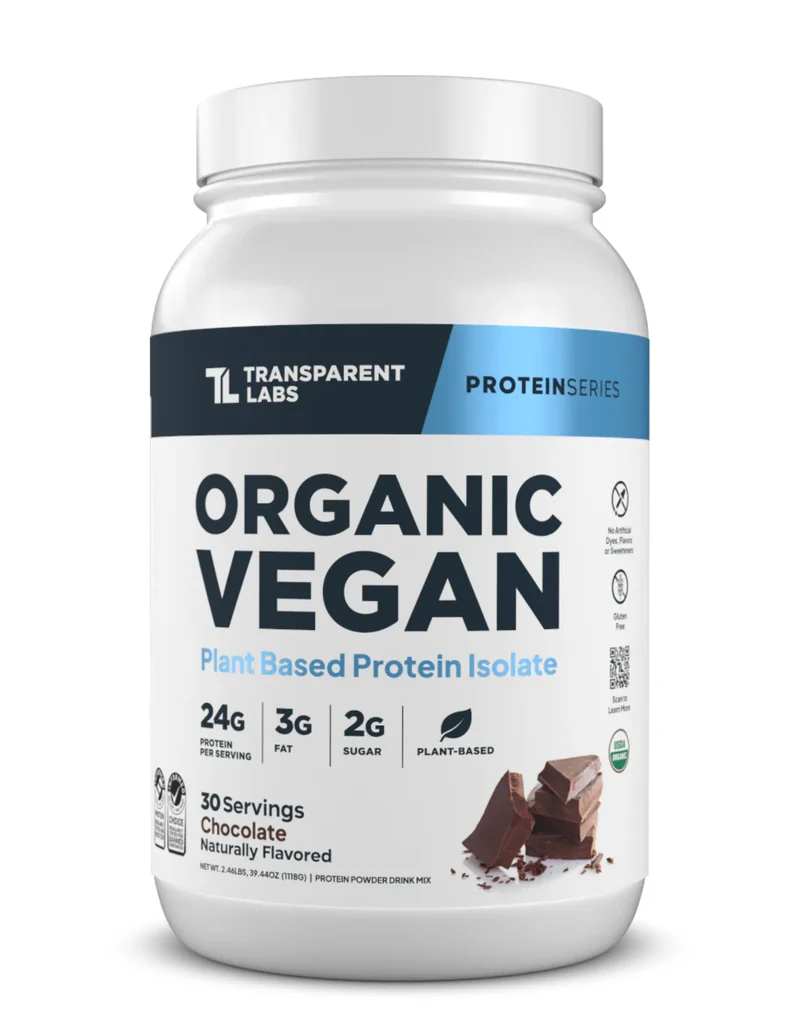 Transparent Labs Organic Vegan Plant - Based Protein - Chocolate