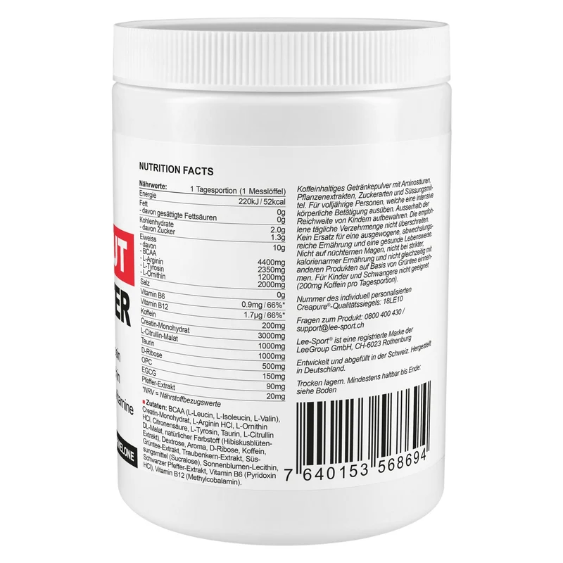 Pre Workout Amino Booster