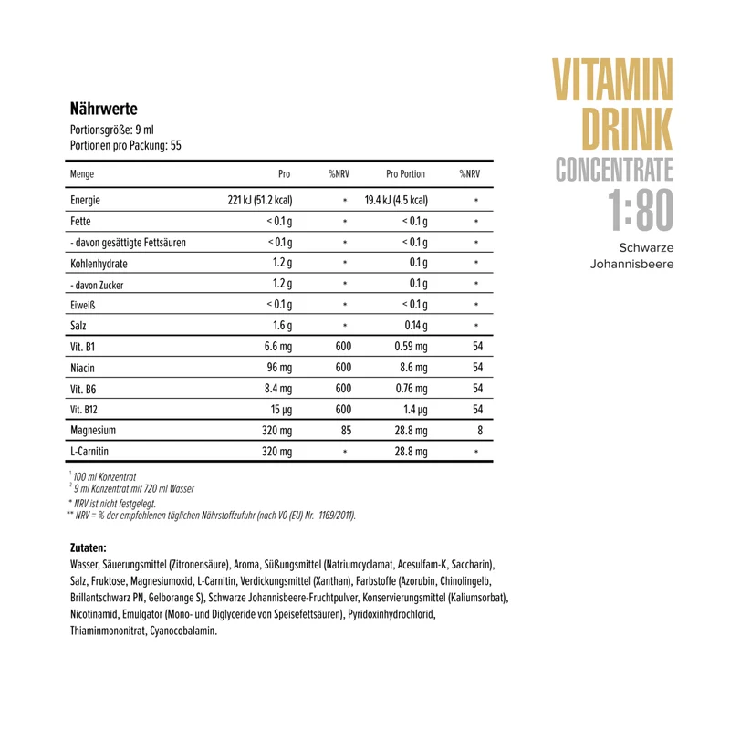 Vitamin Drink Concentrate