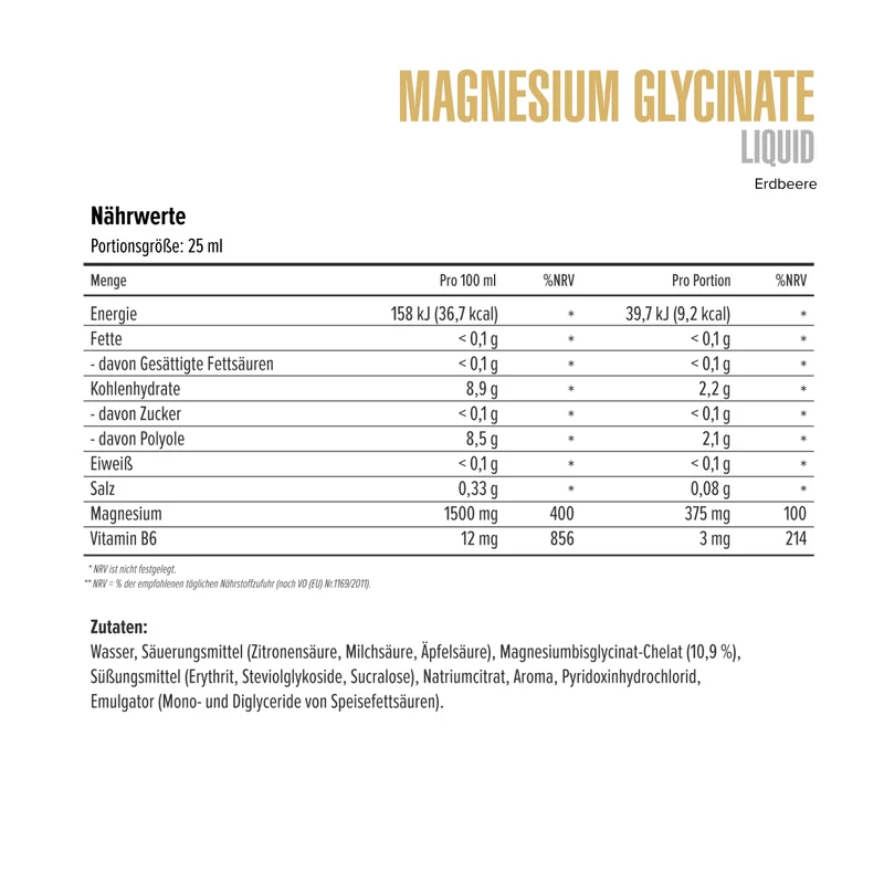 Magnesium Glycinate Liquid