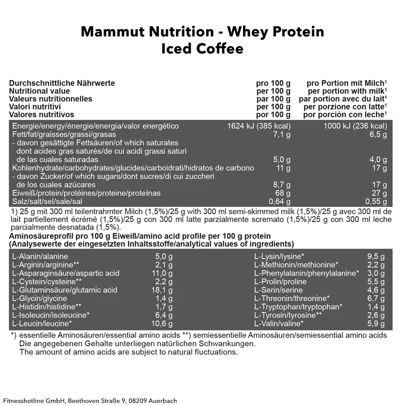 Mammut Whey Protein (1000g)