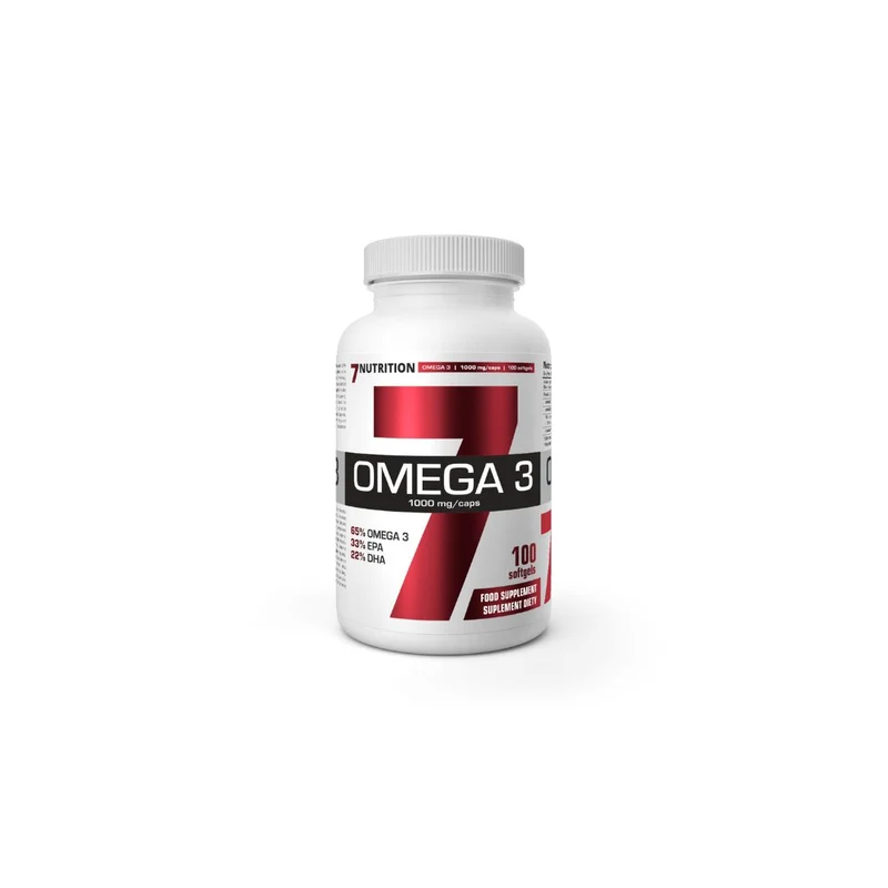 7 Nutrition Omega-3 65% 1000mg 100 Softgels