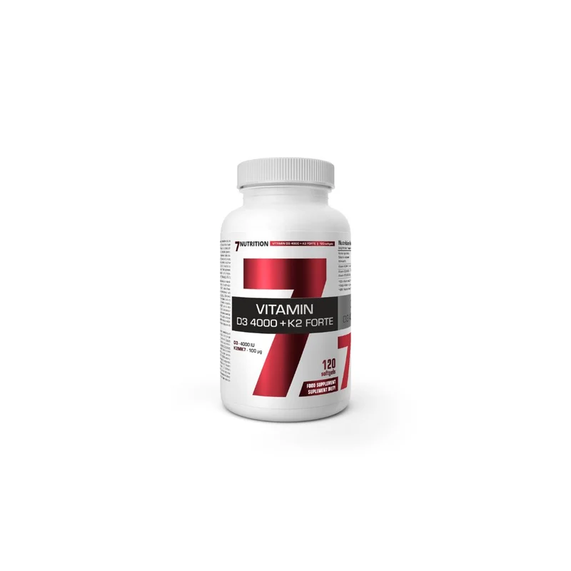 7 Nutrition Vitamin D3 4000 K2 Forte 120 Kapseln