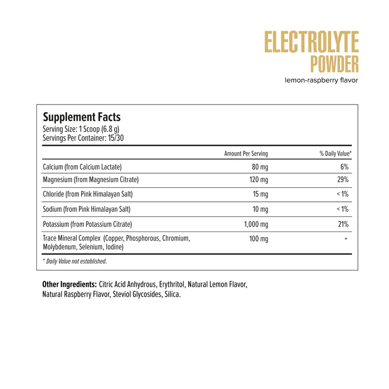 Electrolyte Powder
