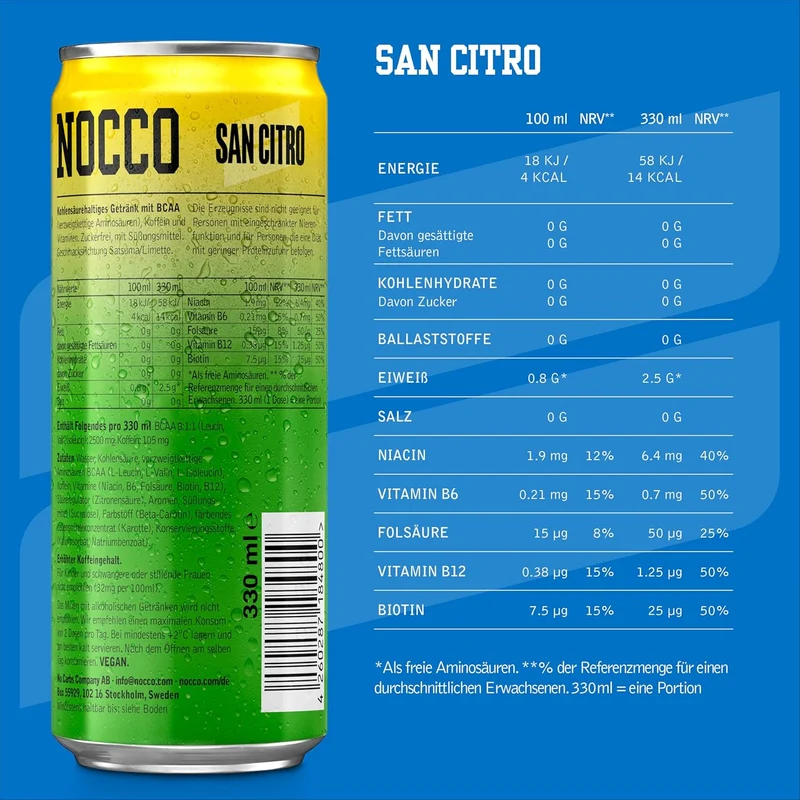 Nocco BCAA (24x330ml)