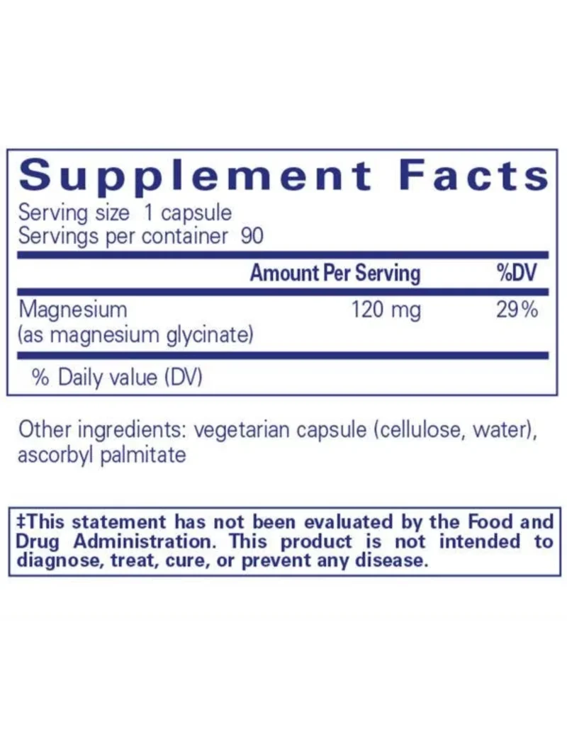 Pure Encapsulations Magnesium Glycinate 90ct