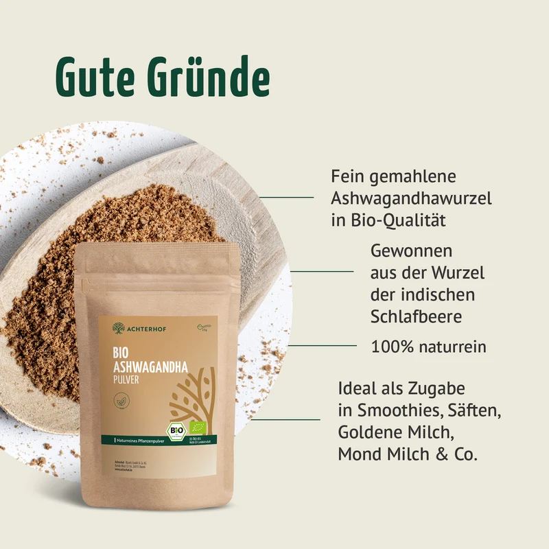 Bio Ashwagandha Pulver (250g)
