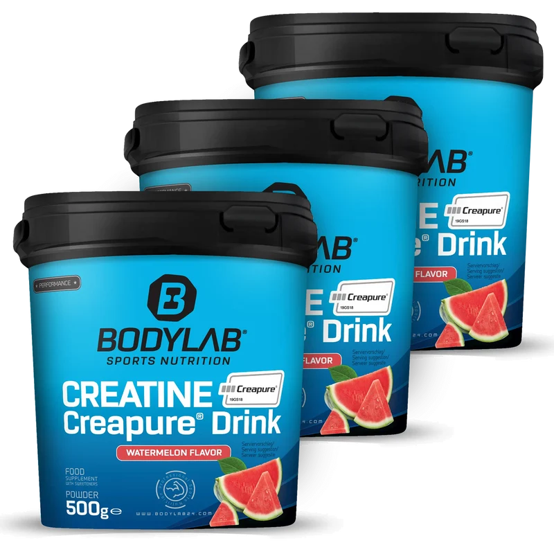 3 x Creatine Creapure® Drink (elk 500g)