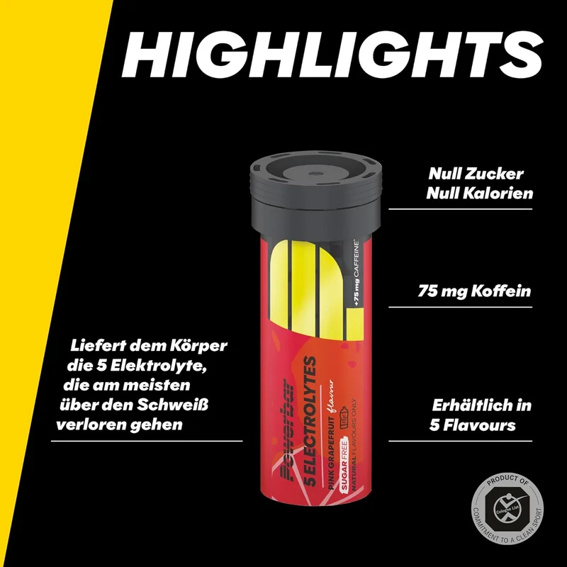 5 Elektolytes Zero Calorie Sports Drink Röhrchen (10 Brausetabs)