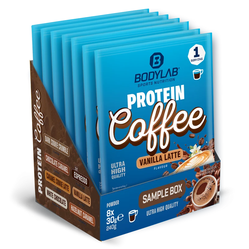 Protein Coffee proefpakket (8 sachets elk 30g)