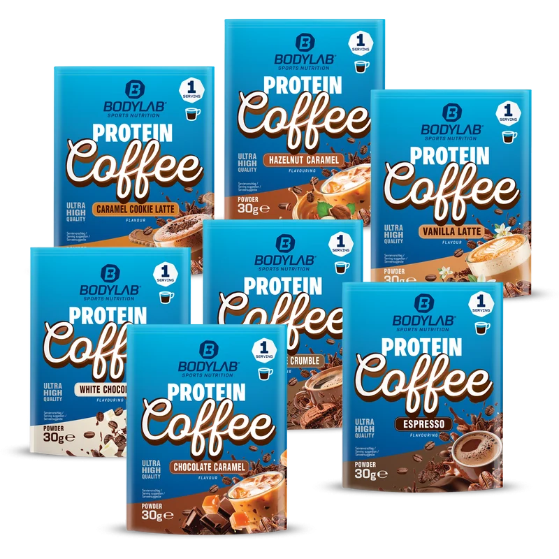Protein Coffee proefpakket (8 sachets elk 30g)