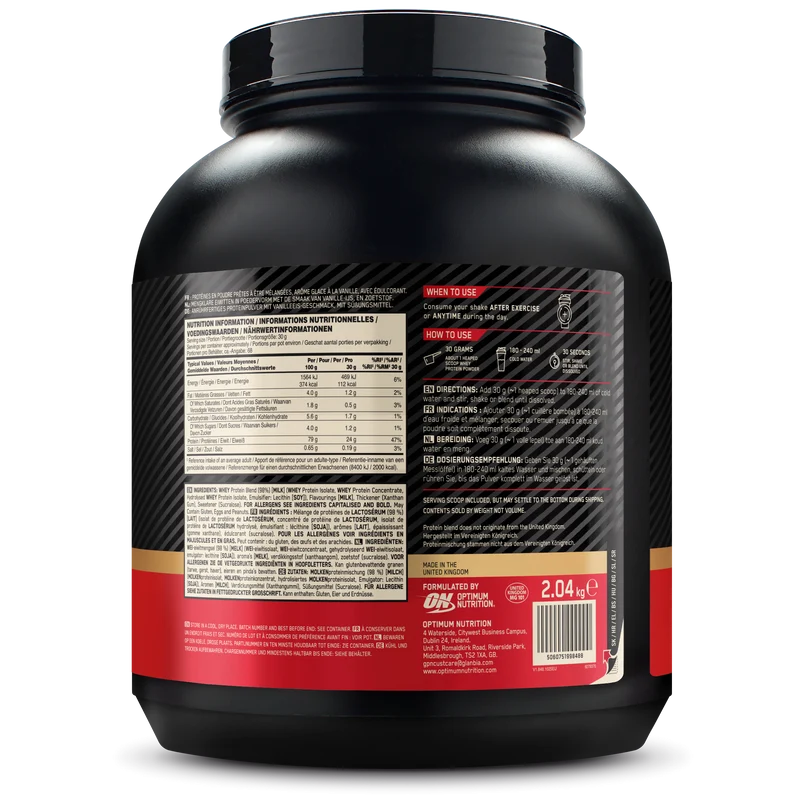 100% Whey Gold Standard (2040g)