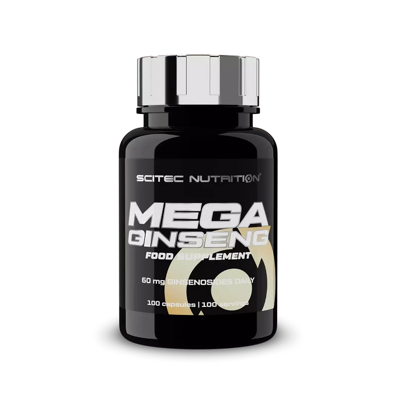 Scitec Mega Ginseng 60mg 100 Kapseln