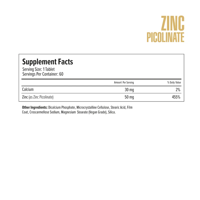 Zinc Picolinate 50mg