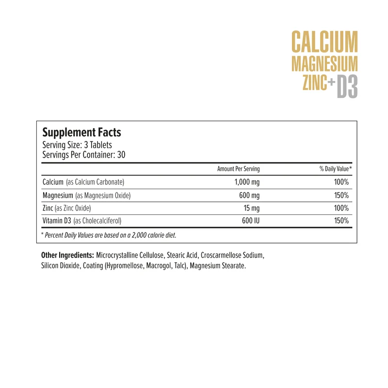 Calcium Magnesium Zinc+D3