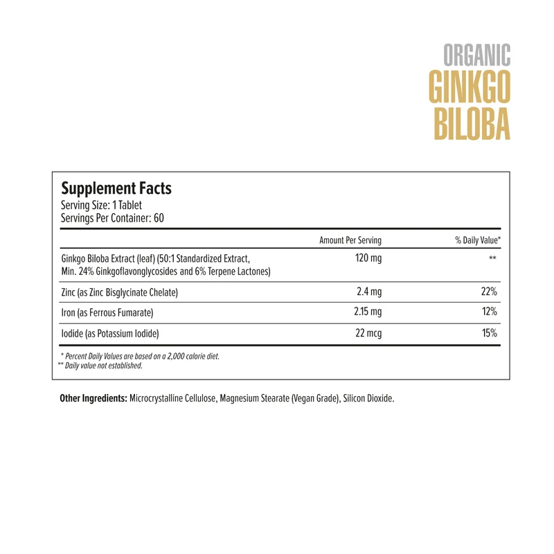 Organic Ginkgo Biloba