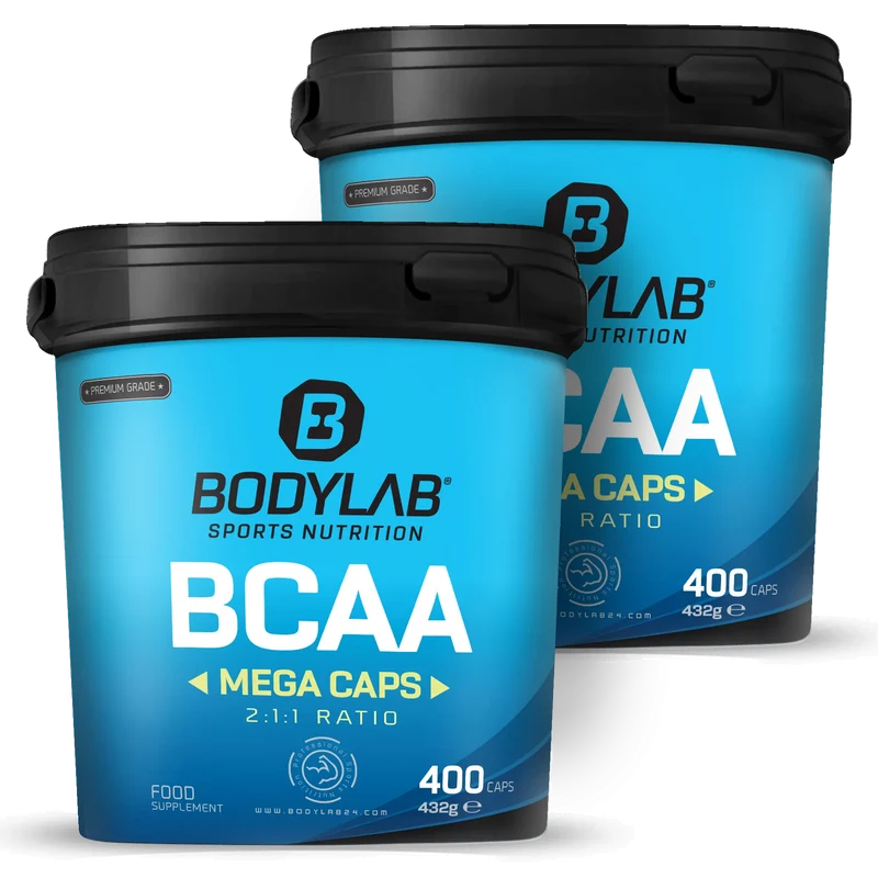2 x BCAA Mega Caps (elk 400 capsules)