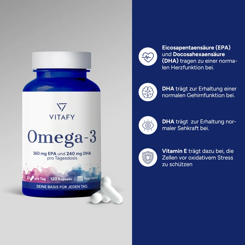 Omega-3-Visolie (120 capsules)