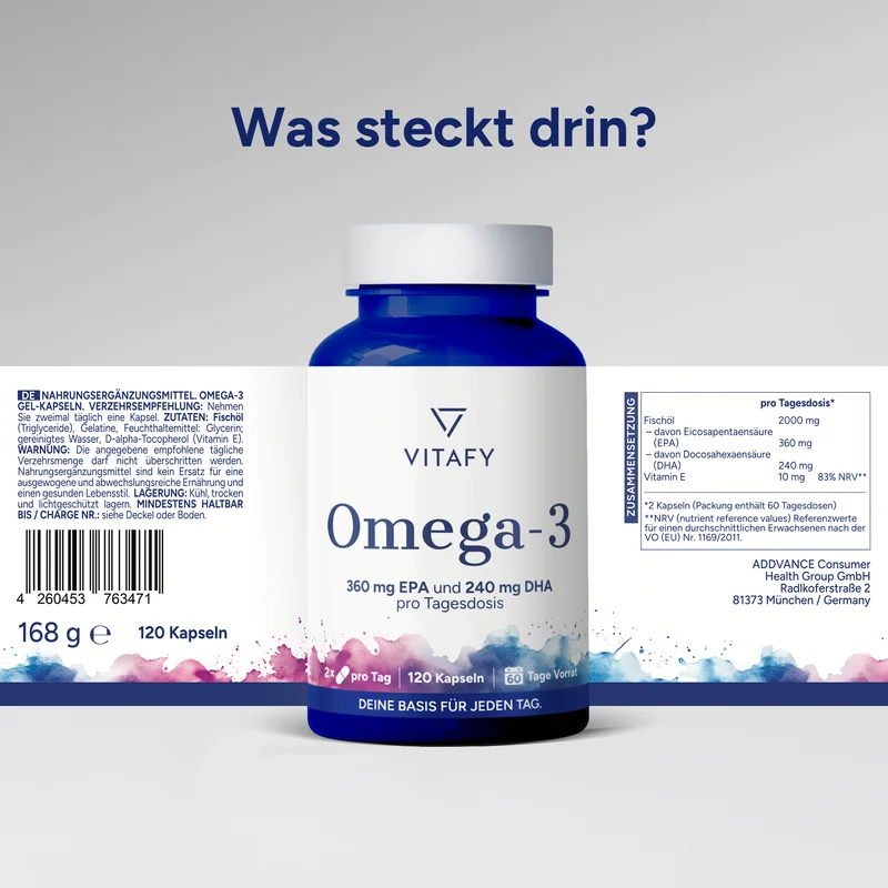 Omega-3-Visolie (120 capsules)