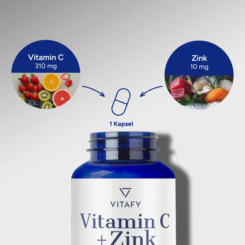 Vitamine C + Zink (60 capsules)