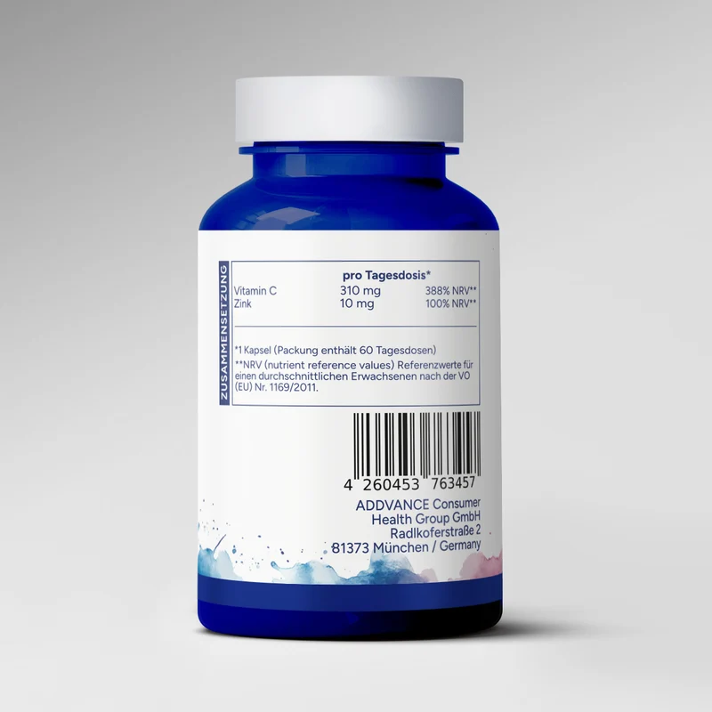 Vitamine C + Zink (60 capsules)