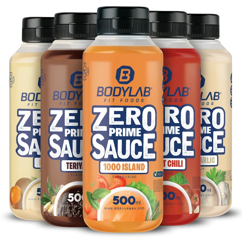 5 x ZERO PRIME Saucen (elk 500ml)