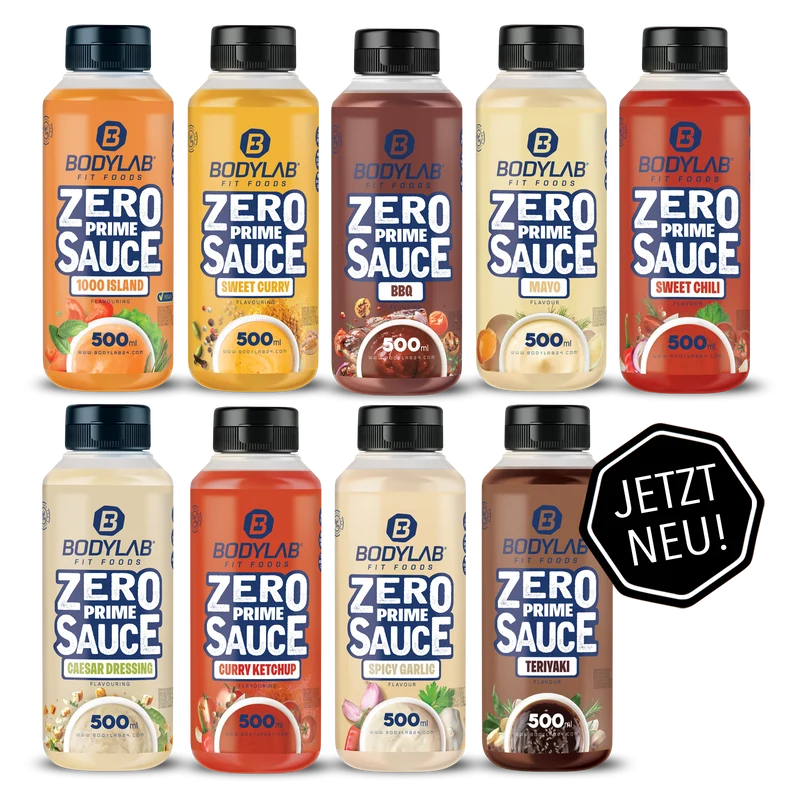 5 x ZERO PRIME Saucen (elk 500ml)