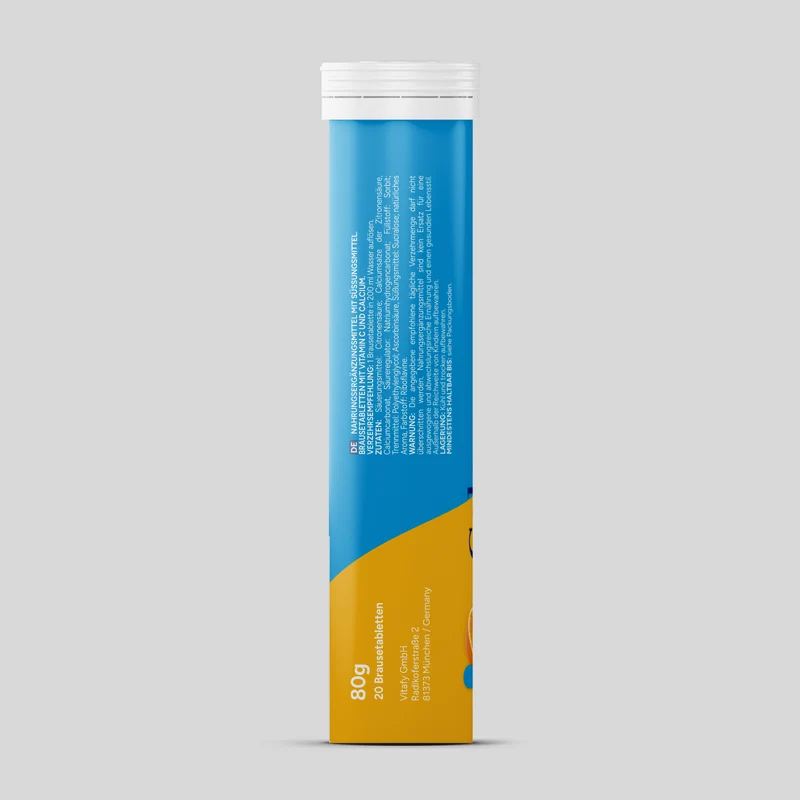 Calcium + Vitamine C - Orange (20 bruistabletten)