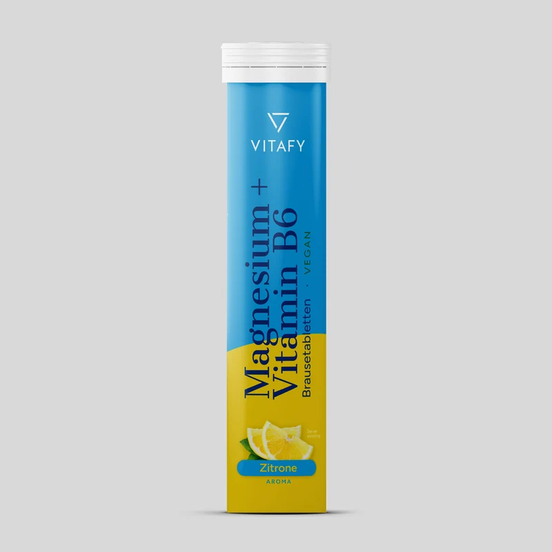Magnesium + Vitamine B6 - Lemon (20 bruistabletten) - 6 Pack