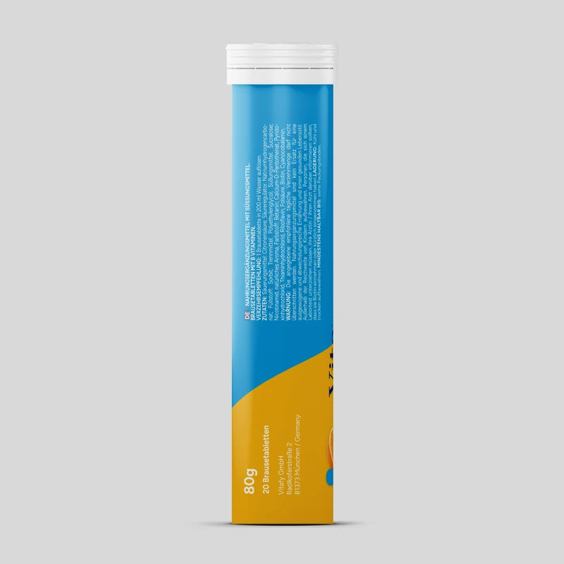 Vitamine B Complex - Orange (20 bruistabletten) - 6 Pack