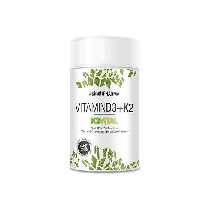 Sinob Vitamin D3 + K2 60 Kapsel
