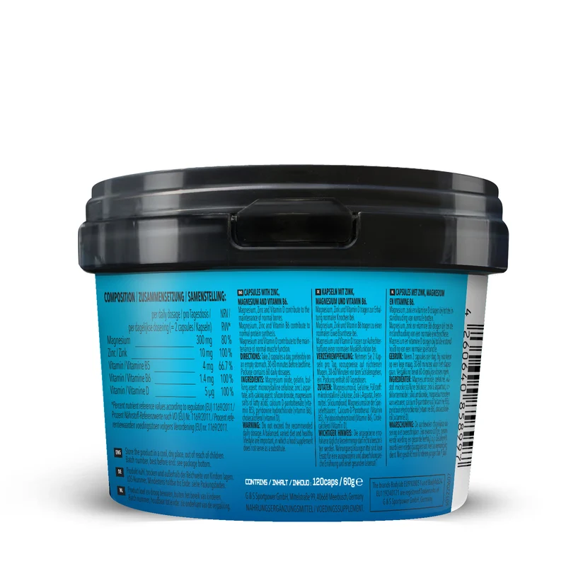 ZMB6 - Zinc - Magnesium - Vitamine B6 (120 caps)