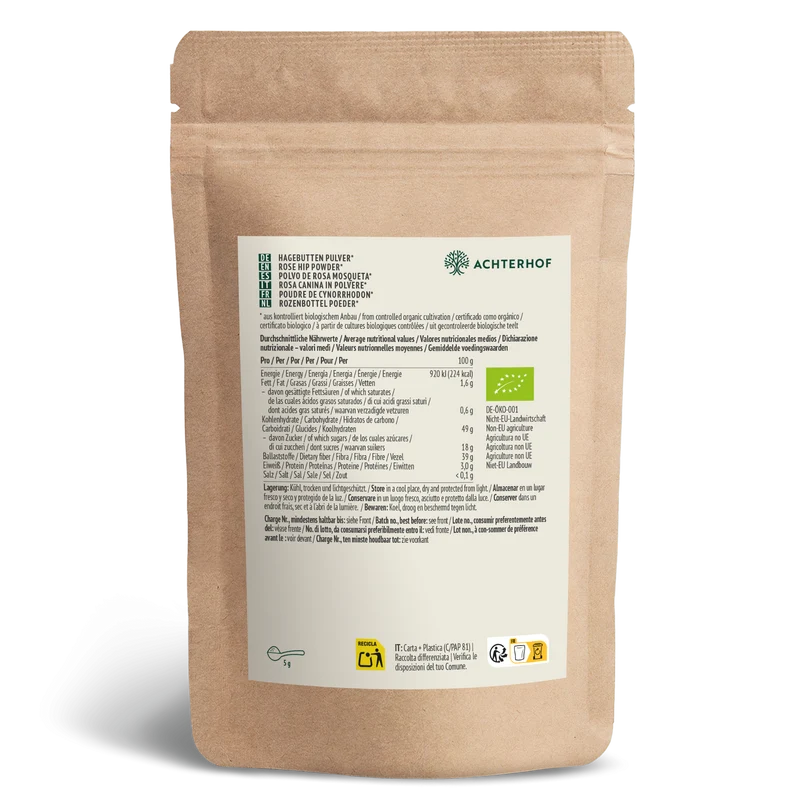 Bio Hagebutten Pulver (500g)