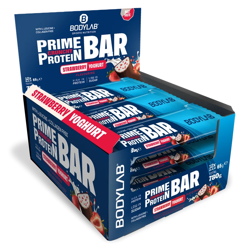 Prime Crunchy Protein Bar - 3 g leucine (12x65g)