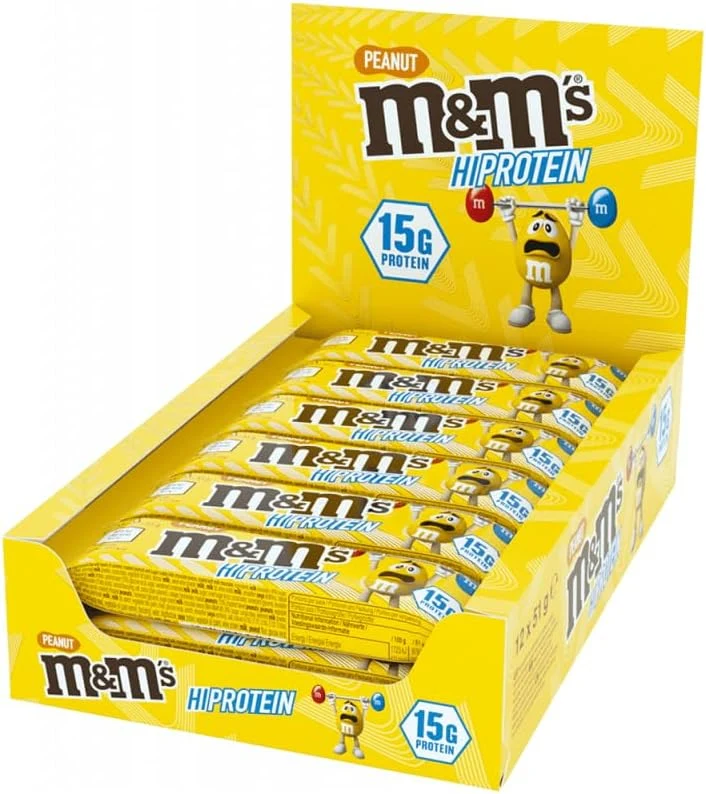 M&Ms Hi-Protein Bar (12x51g)