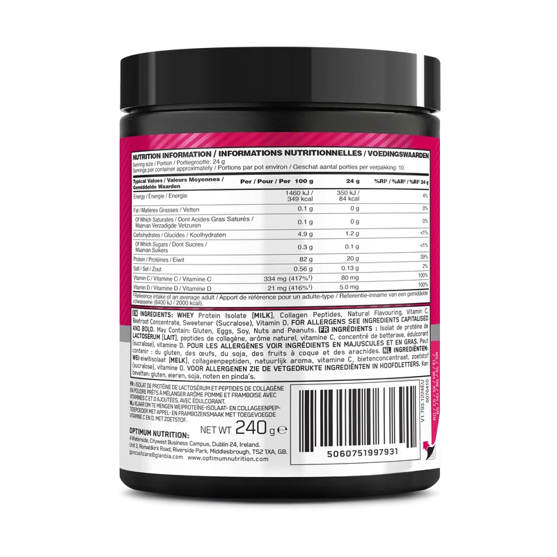 Clear Whey + Collagen (240g)