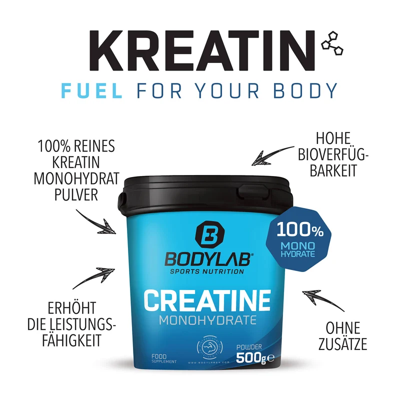 Bodylab Whey + Deal met Creatine Powder en Omega-3 capsules