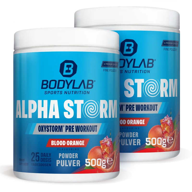 2 x Alpha Storm - OXYSTORM® Pre Workout Blood Orange (elk 500g)