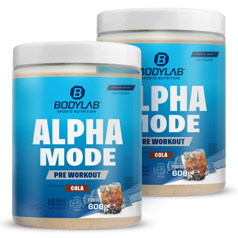 2 x Pre Workout Alpha Mode Cola (elk 608g)