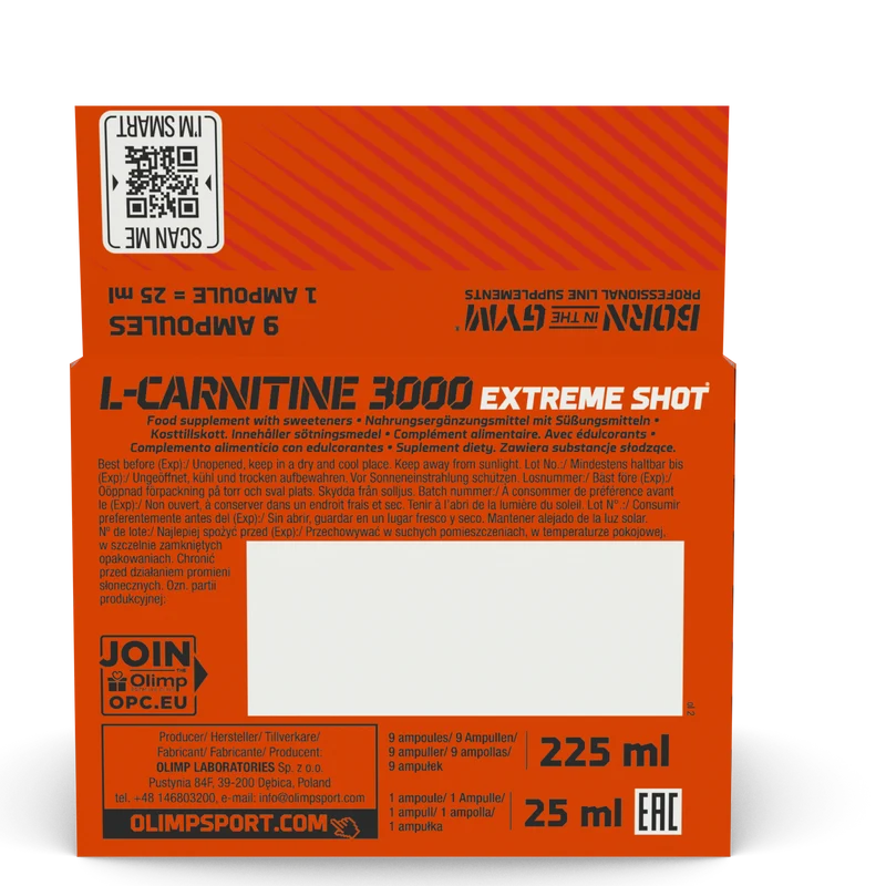 L-Carnitine 3000 Extreme Shot (9x25ml)