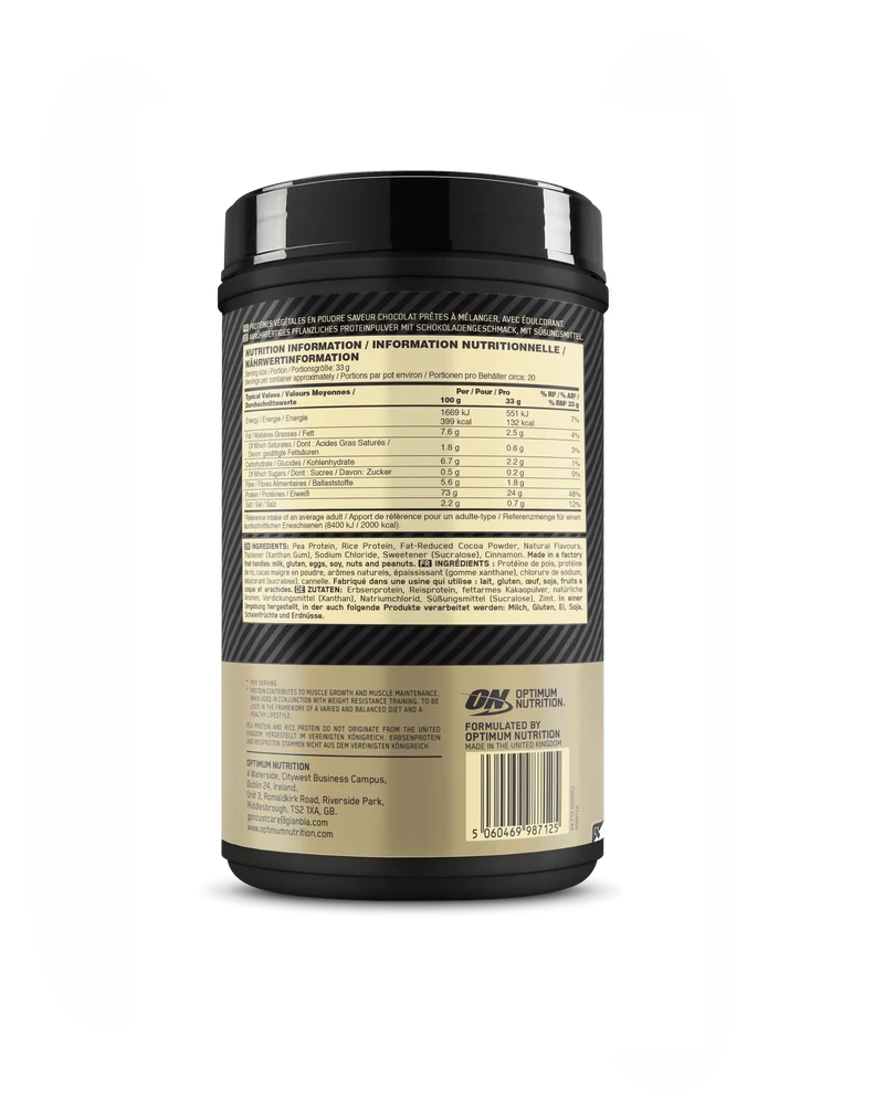 Gold Standard 100% Plant (684g)