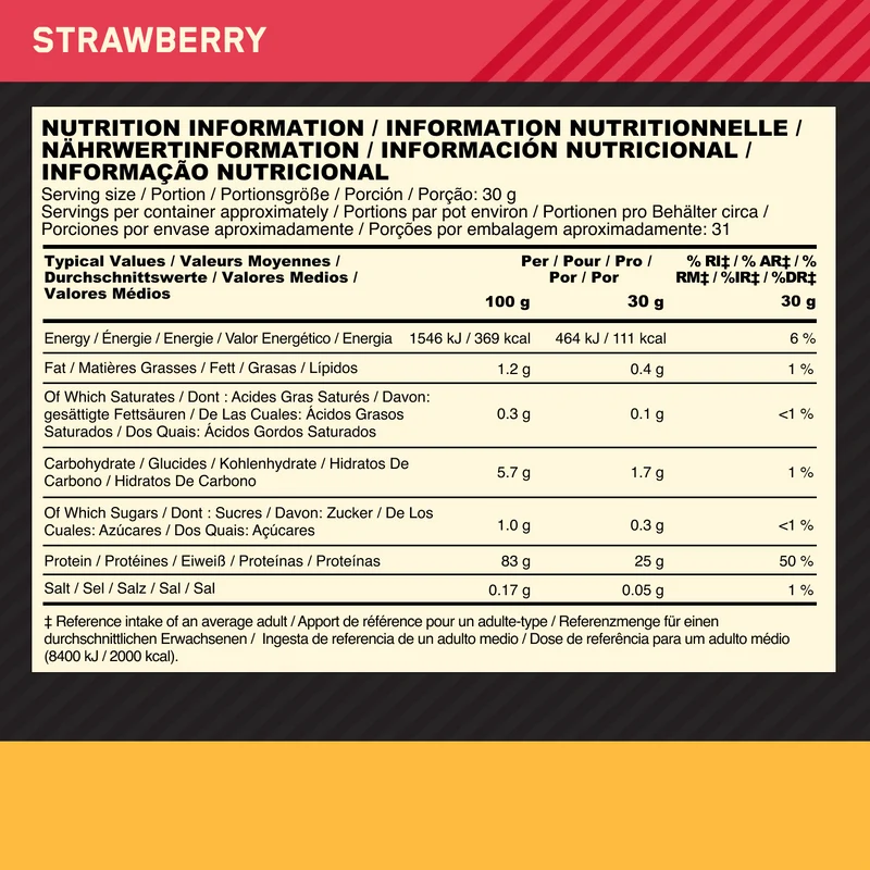 100% Gold Standard isolaate (930g)