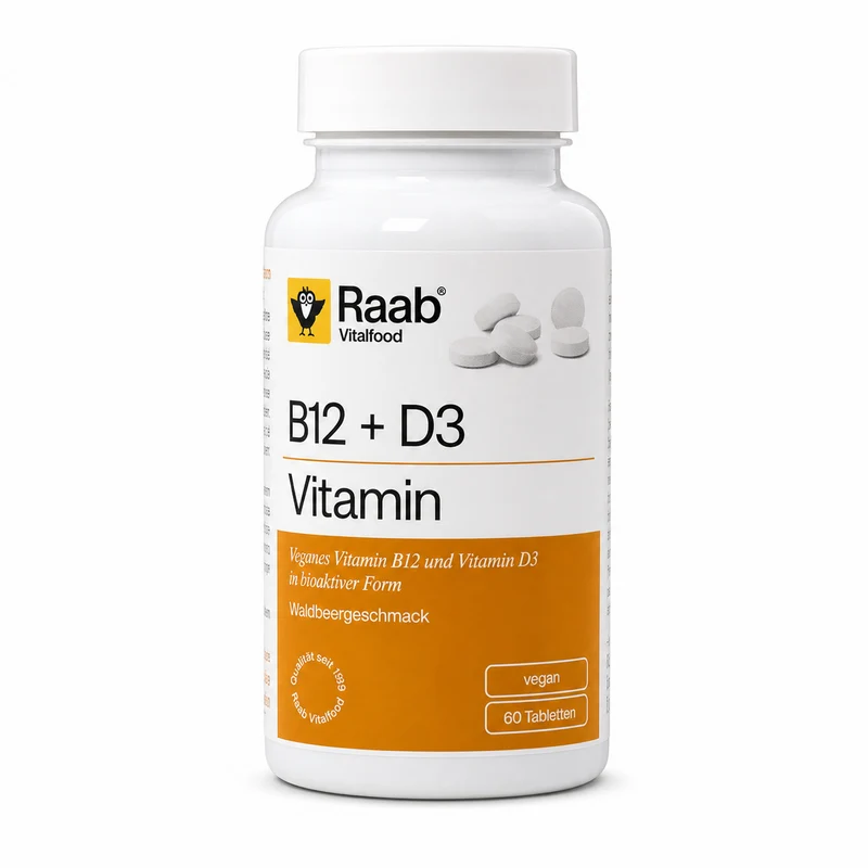 Vitamine B12 + D3 (60 Tabletten)
