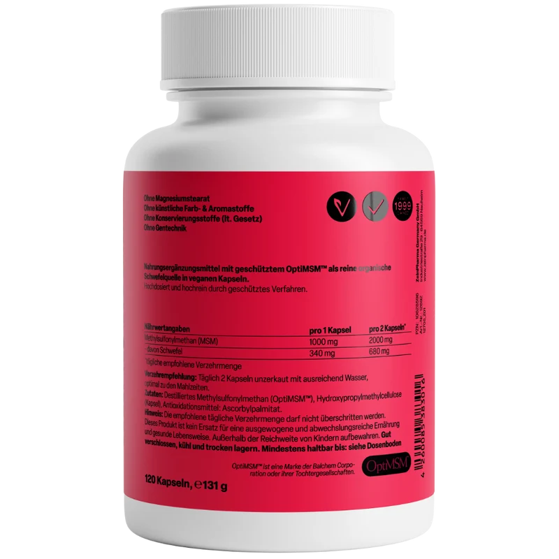 OptiMSM 1000mg (120 capsules)