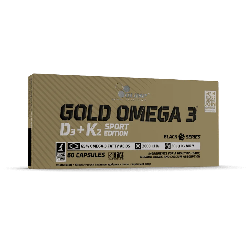 Olimp Gold Omega 3 D3+K2 60 Kapseln