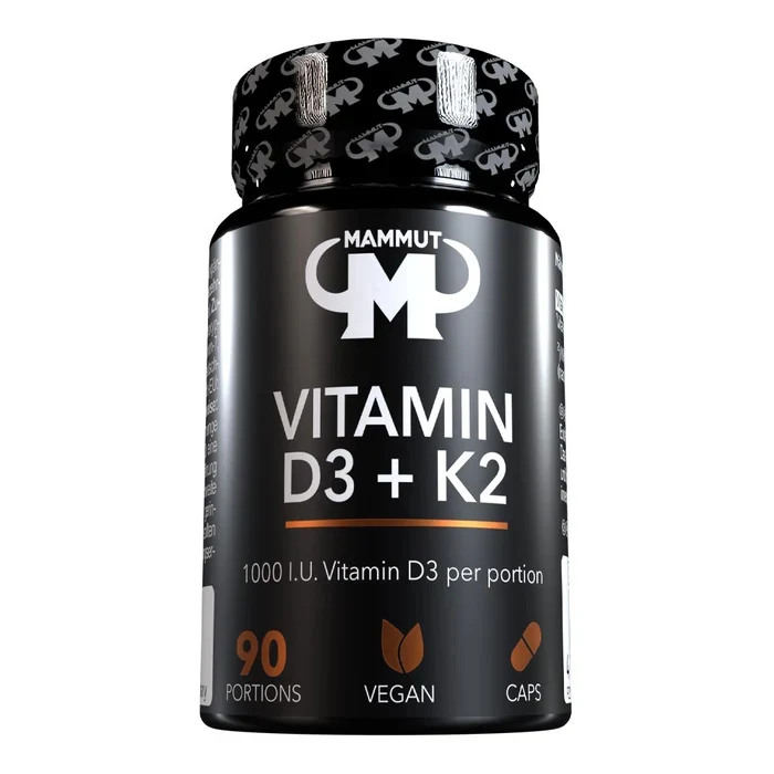 Vitamin D3 + K2 (90 caps)